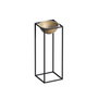 Aberto Design Maceta Decorativa GED-021-A Negro y Dorado